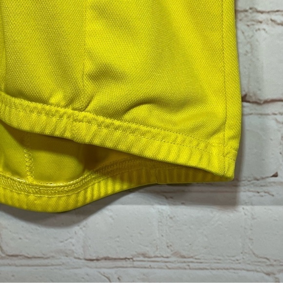 Bellwether Cycling Jersey Mens Large Yellow Short Sleeve Back Pockets 1/4 Zip - Picture 6 of 8